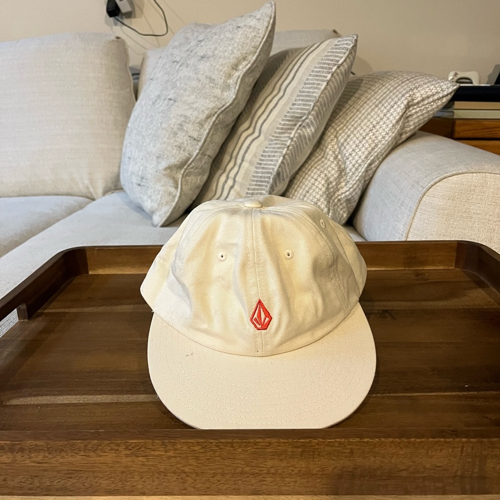 Volcom flat brim hat with embroidered logo